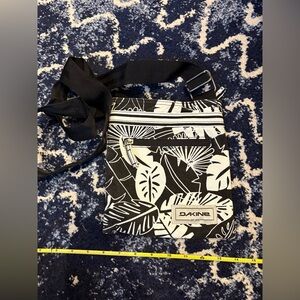 Dakine Black and White Floral Crossbody Bag